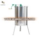 4 frames manual stainless steel honey extractor