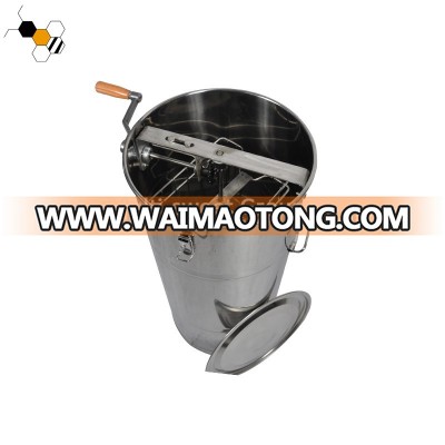 Best quality honey centrifuge 2 frames manual honey extractor with reasonable price