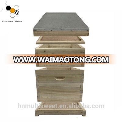 Hot sale with low price bee hive wooden dadant beehive