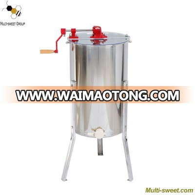 Hot sale manual honey extractor, 2 frames honey extractor used for making honey